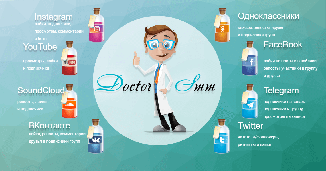 Логотип Doctorsmm.com.